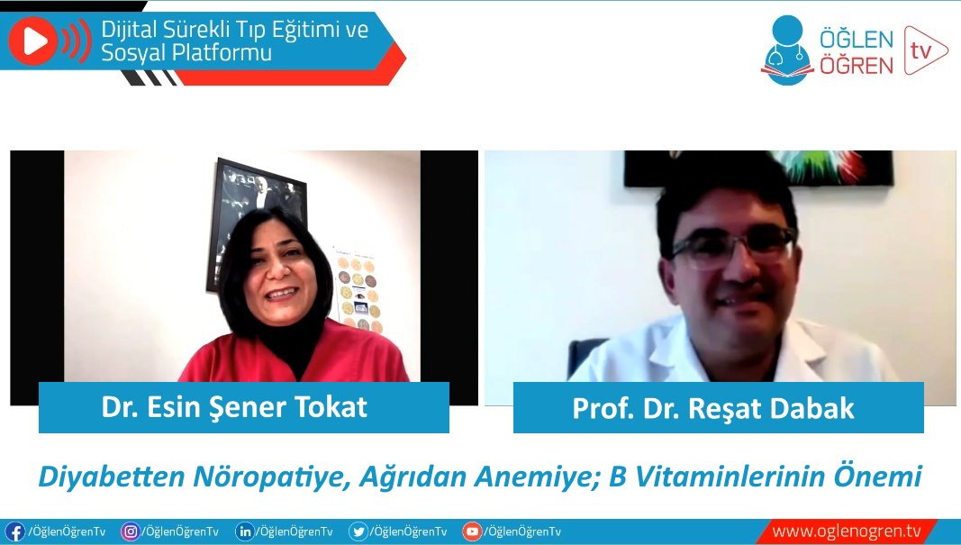 Diyabetten Nöropatiye, Ağrıdan Anemiye; B Vitaminlerinin Önemi