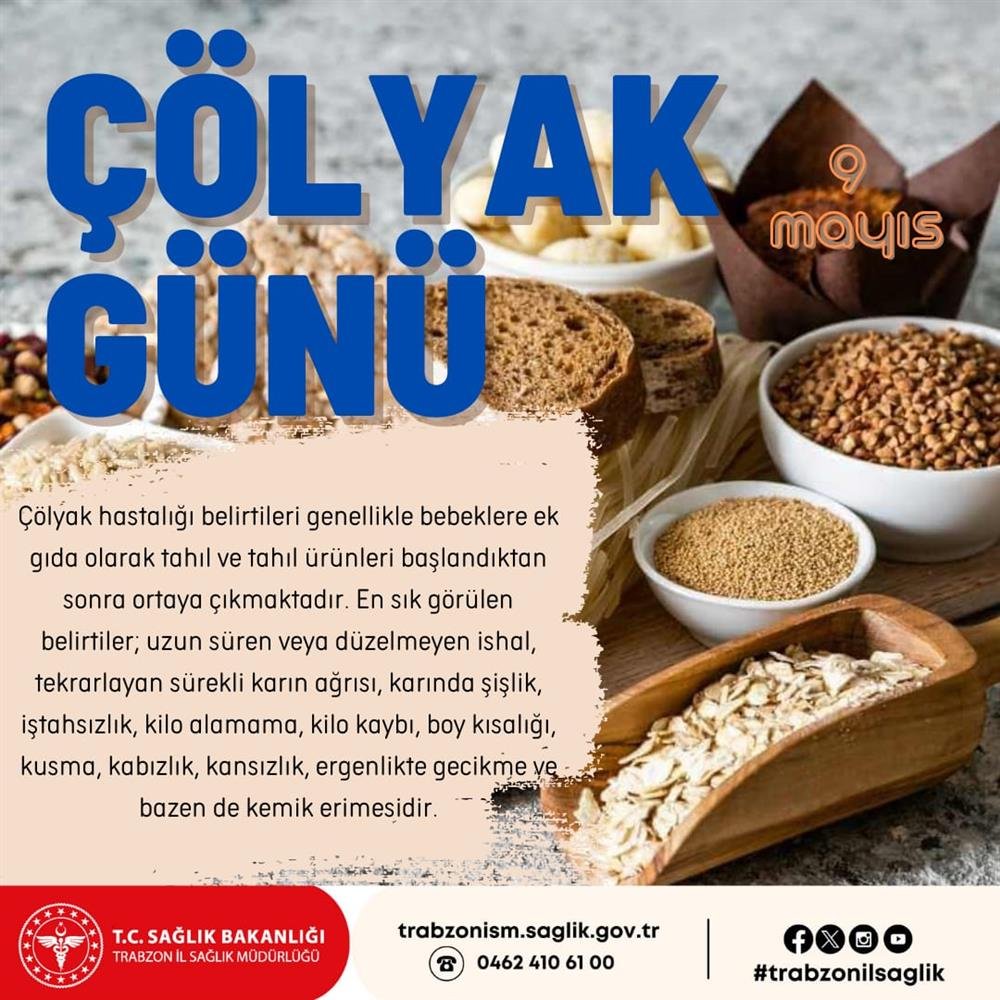 9 MAYIS DÜNYA ÇÖLYAK GÜNÜ
