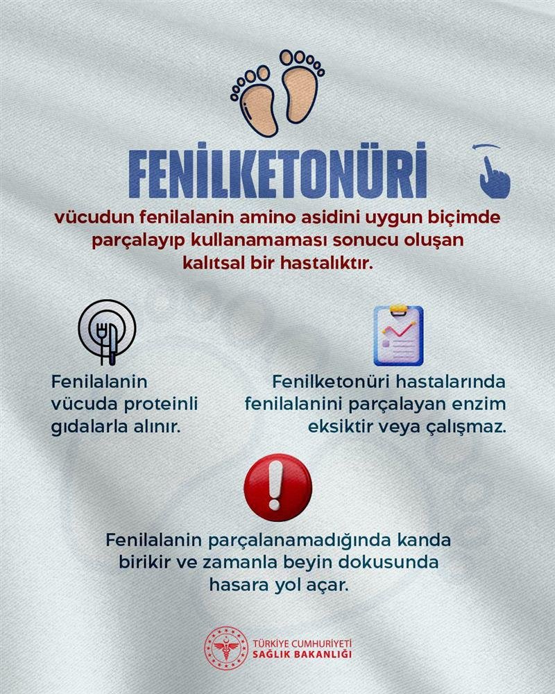 1 HAZİRAN DÜNYA FENİLKETONÜRİ  GÜNÜ