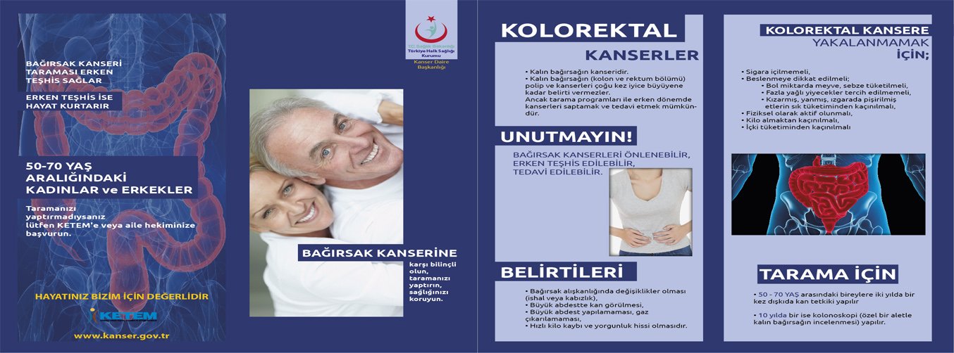 Şırnak Merkez 3 nolu ASM olarak seni Kanser Tarama Programına davet ediyoruz: Bağırsak Kanseri Taraması Erken Teşhisi Sağlar!
